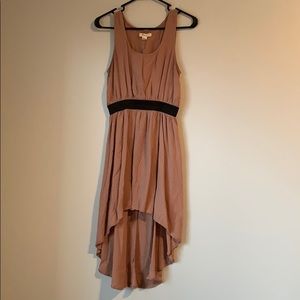 XXI Forever 21 M light pink high low summer dress